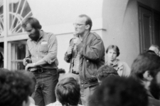 Wiec NSZZ &bdquo;Solidarność&rdquo; 5 maja 1988 zorganizowany na Katolickim Uniwersytecie Lubelskim