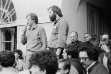 Wiec NSZZ &bdquo;Solidarność&rdquo; 5 maja 1988 zorganizowany na Katolickim Uniwersytecie Lubelskim