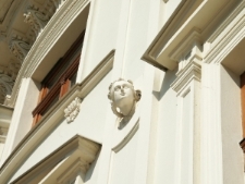 Hotel Europa w Lublinie. Detal architektoniczny.