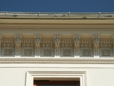Hotel Europa w Lublinie. Detal architektoniczny.