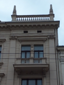 Hotel Lublinianka w Lublinie. Detal architektoniczny.