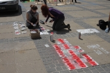 Tatuowanie Lublina na Placu Łokietka