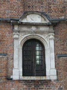 Kaplica Tr&oacute;jcy Świętej przy Zamku Lubelskim w Lublinie. Detal architektoniczny.