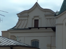 Kościół św. Ducha w Lublinie. Detal architektoniczny.