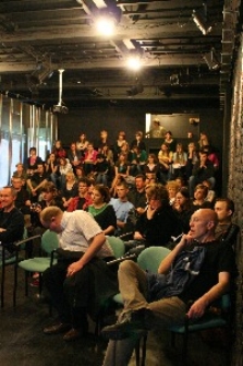 Publiczność podzas spotkania z Jurijem Andruchowyczem