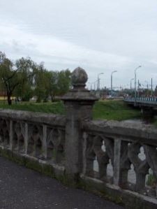 Most na Bystrzycy w Lublinie. Detal architektoniczny.