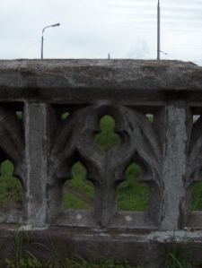 Most na Bystrzycy w Lublinie. Balustrada.