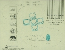 Plakat projektu "Odkrywanie miejsca"