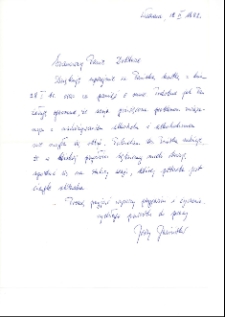 Korespondencja Zbigniewa Hołdy z internowania