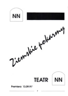 Ziemskie pokarmy : program premiery