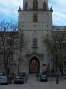 Wieża Trynitarska w Lublinie. Widok dolnej kondygnacji.