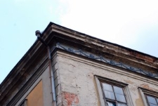 Kamienica Rynek 9 - Złota 1 w Lublinie. Detal architektoniczny.