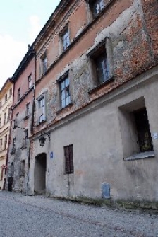Kamienica Rynek 9 - Złota 1 w Lublinie. Elewacja boczna.