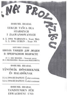 Lekcje tańca dla starszych i zaawansowanych (plakat)