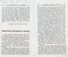 Malarstwo Myrosława Jahody