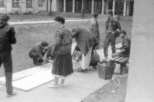 Rotacyjny protest na schodach KUL - &bdquo;Sitting&rdquo;, 5 - 10 maja 1988 roku w Lublinie