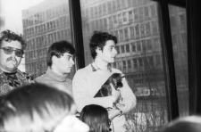 Studenci UMCS podczas strajku w 1981 roku