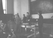 Studenci UMCS podczas strajku okupacyjnego w 1981 roku