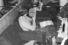 Studenci UMCS podczas strajku okupacyjnego w Lublinie w 1981 roku