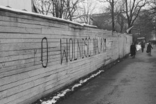 Mur z hasłem dotyczącym strajku lubelskich studentów w 1981 roku