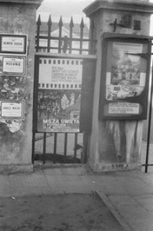 Ogłoszenie o mszy świętej z okazji odzyskania niepodległości