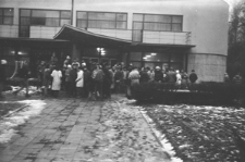 Początek happeningu Pomarańczowej Alternatywy 6 grudnia 1988 roku w Lublinie