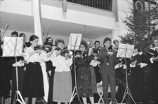 Opłatek na Katolickim Uniwersytecie Lubelskim w roku 1988