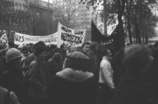 Manifestacja 13 grudnia 1988 roku w Lublinie