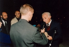 Icchak Karmi - Ocalony z Holocaustu podczas Misterium "Jedna Ziemia - Dwie Świątynie"