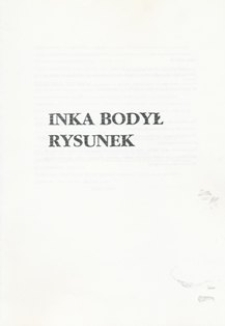 Ulotka towarzysząca wystawie rysunku Inki Bodył