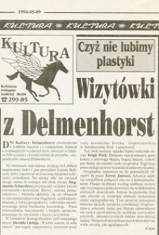 Czyż nie lubimy plastyki. Wizyt&oacute;wki z Delmenhorst