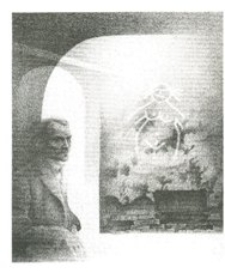 Rysunek autorstwa Kazimierza Antoniego Drapiewskiego (reprodukcja)