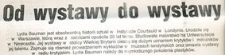 Od wystawy do wystawy