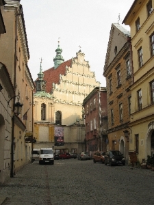 Ulica Złota w Lublinie. Widok og&oacute;lny