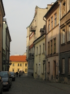 Ulica Archidiakońska w Lublinie. Widok ogólny.
