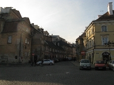 Ulica Kowalska w Lublinie. Wlot w Plac Zamkowy.