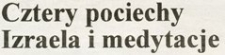W Galerii NN. Cztery pociechy Izraela i medytacje