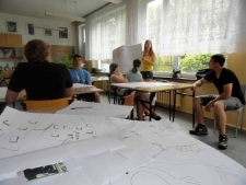 Praca nad projektem murala