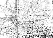 Czech&oacute;w - fragment planu Lublina z 1931 roku