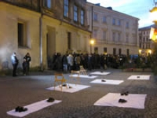 Plan og&oacute;lny performance na ulicy Złotej