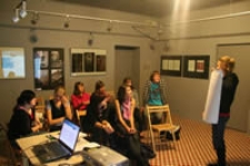 Warsztaty filmowe - uczestnicy podczas zajęć