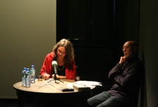 Agata Tuszyńska i Tomasz Pietrasiewicz podczas promocji książki "Oskarżona: Wiera Gran"