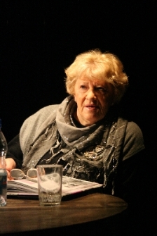 Marta Denys podczas promocji ksiązki "Lublin między wojnami"