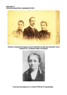 Dom Pamięci: historia Arnsztajn&oacute;w. Warsztaty literackie &ndash; Piszemy scenariusz filmowy : załącznik 1. Historia rodziny Arnsztajn&oacute;w