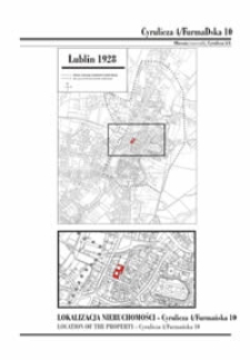 Cyrulicza 4/Furmańska 10 - historia miejsca