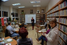 Spotkanie z mieszkańcami dzielnicy Kalinowszczyzna w Miejskiej Bibliotece Publicznej Filia nr 10 w Lublinie