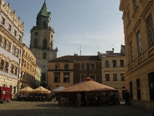 Jurta na Rynku Starego Miasta w Lublinie
