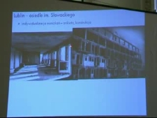 Panel dyskusyjny "Osiedle Hansenowskie w Lublinie" Igor Hansen o osiedlu Słowackiego w Lublinie