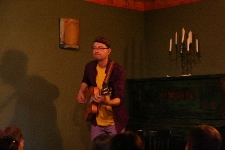 Jarek Kaczmarek podczas Wędrownych Spotkań z Opowieścią