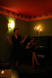 Joanna Sarnecka i Katarzyna de Latour podczas Wędrownych Spotkań z Opowieścią